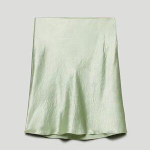 Babaton SLIP MINI SKIRT pistachio green (size 6)